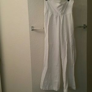Maternity white pants